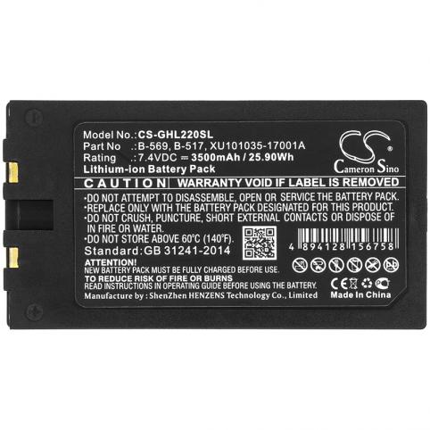 Batterie appareil de mesure graphtec gl450