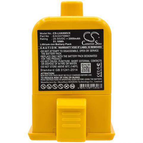Batterie aspirateur lg cord zero a9