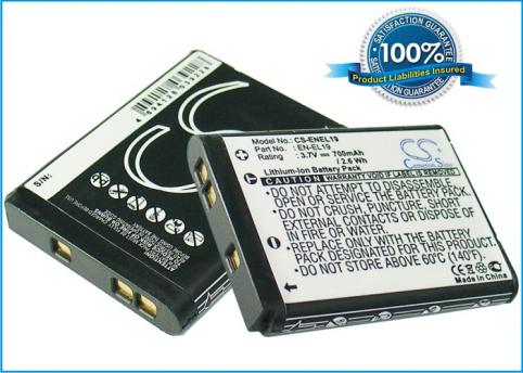 Batterie camescope nikon coolpix s100