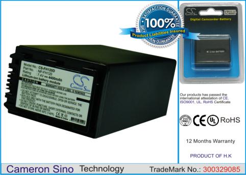Batterie camescope sony dcr dvd410e