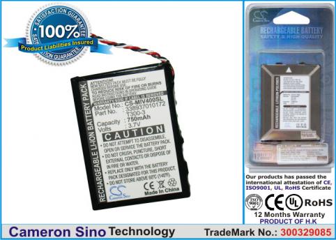 Batterie gps mitac mio mio moov 405