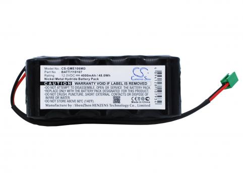 Batterie medical ge eagle monitor 1008