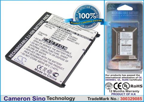 Batterie  smartphone hp compaq ipaq jornada aero ipaq hx2100