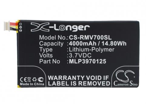 Batterie tablette verizon ellipsis qmv7a 8gb