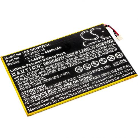 Batterie tablette rca viking pro 10