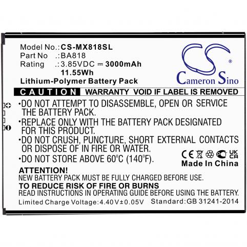 Batterie telephone meizu m1819