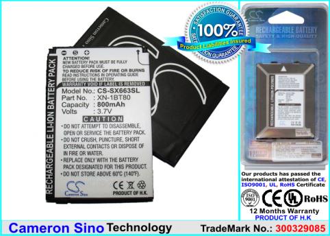 Batterie telephone sharp sx663