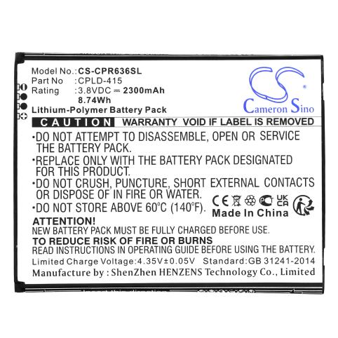 Batterie telephone coolpad btr3636ab
