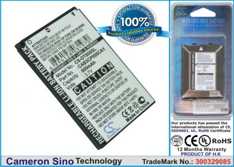 Batterie telephone alcatel one touch 800