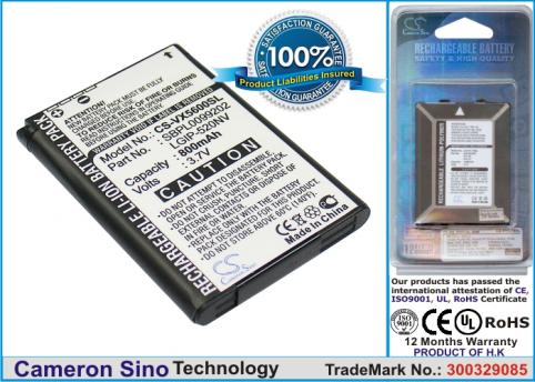 Batterie telephone lg lg vn150pp