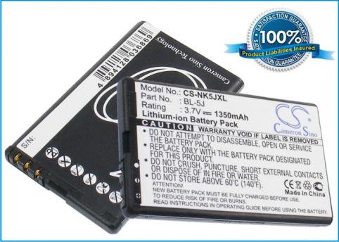 Batterie telephone nokia 5800 navigation edition