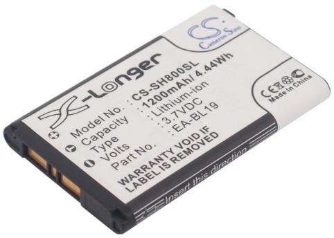 Batterie telephone sharp sh800m