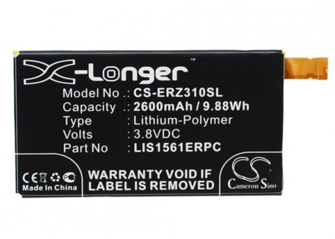 Batterie telephone sony ericsson xperia c4 dual lte