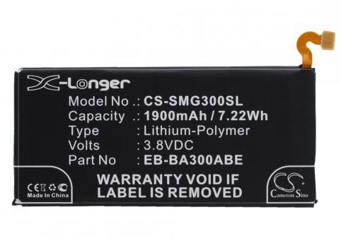 Batterie telephone samsung sm a300h ds