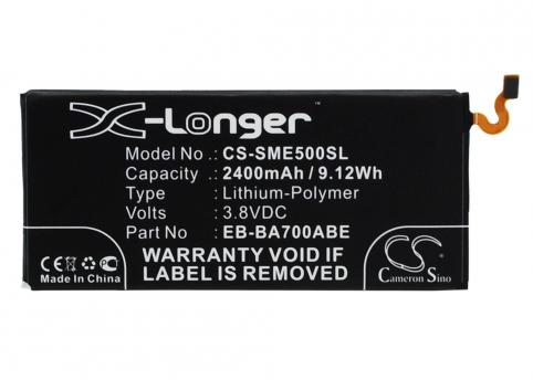 Batterie telephone samsung sm e500hq