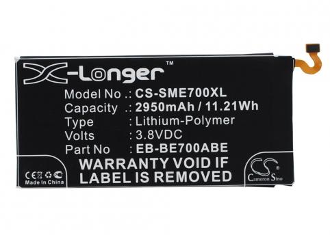 Batterie telephone samsung sm e700h ds