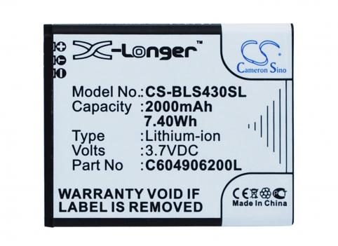 Batterie telephone blu sport 4.5