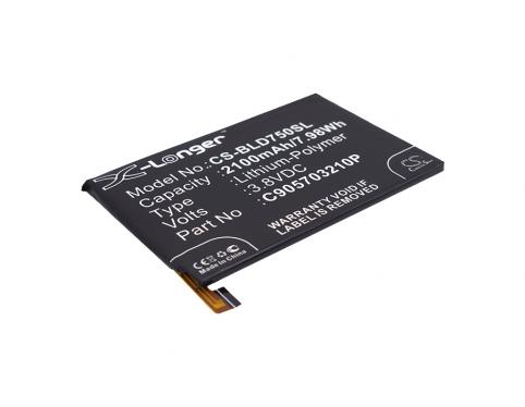 Batterie telephone blu d750l