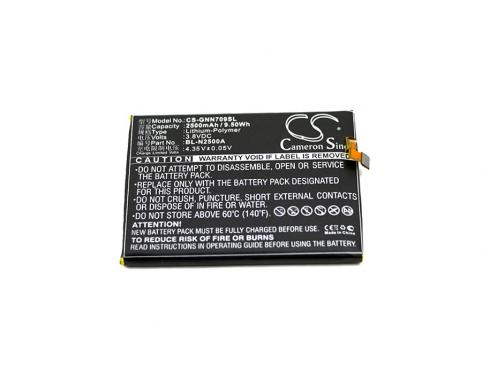 Batterie telephone gionee gn709l