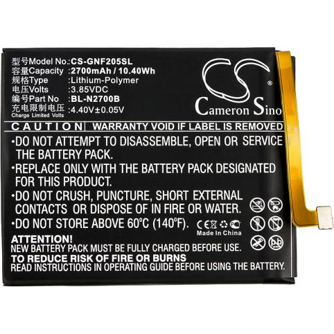 Batterie telephone gionee f205l