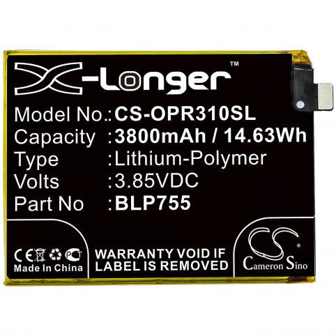 Batterie telephone oppo reno 3 5g aura