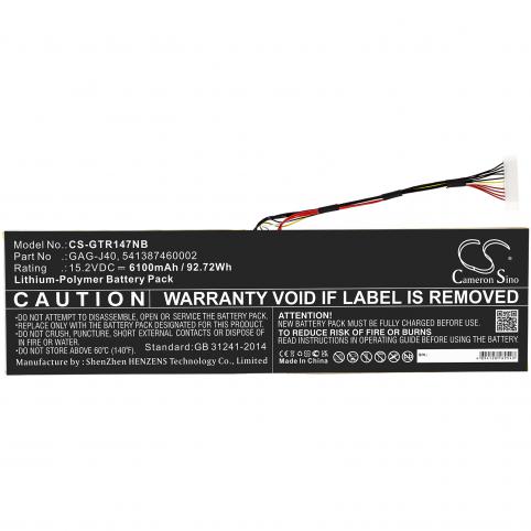 Batterie pc portable gigabyte aero 17 sa