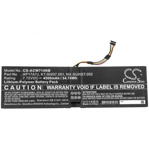 Batterie pc portable acer swift 7 sf714 51t m3w