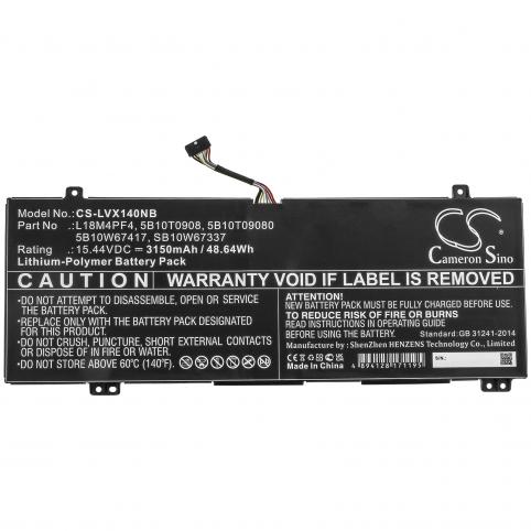Batterie de laptop lenovo l18m4pf4