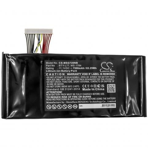 Batterie pc portable msi gt72 2qd 262fr