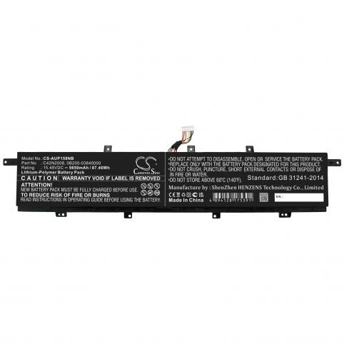 Batterie pc portable asus zenbook pro duo 15 oled ux582lr h2017t