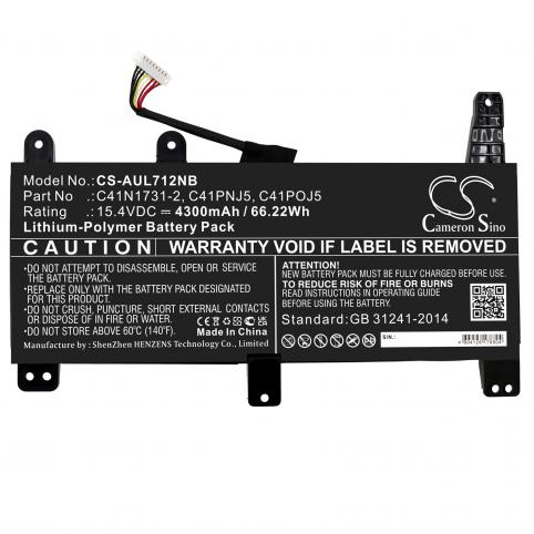 Batterie pc portable asus rog strix g17 g712lv ev072t