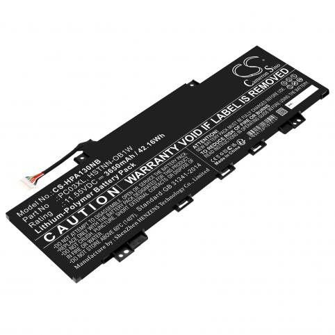 Batterie pc portable hp pavilion x360 convertible 14 dy0132tu