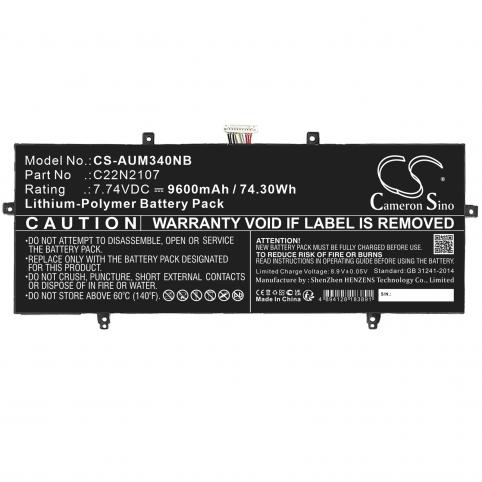 Batterie pc portable asus zenbook 14 oled um3402ya km067w