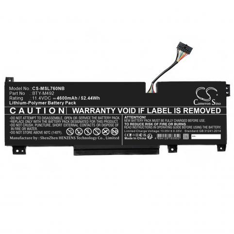Batterie pc portable msi pulse gl76 11uek 009xfr