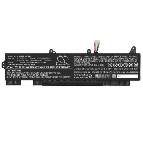 Batterie pc portable hp elitebook 850 g7 10u49ea