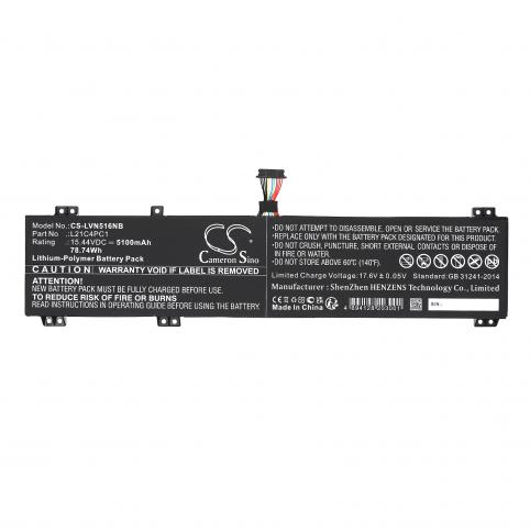 Batterie pc portable lenovo legion 5 pro 16iah7h 82rf003pbm