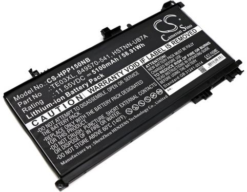 Batterie pc portable hp omen 15 ax045nf