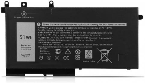 Batterie pc portable dell latitude 5290 11.4 v