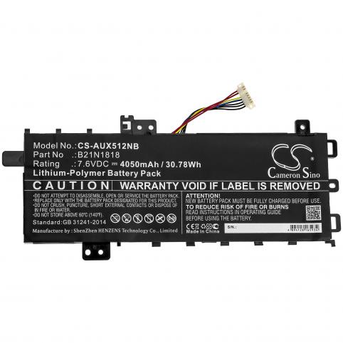 Batterie pc portable asus vivobook 15 x512fj ej036r