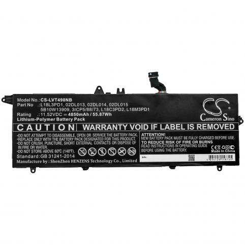 Batterie pc portable lenovo thinkpad t490 20n2 0009fr