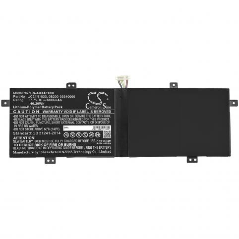 Batterie pc portable asus zenbook 14 um431da