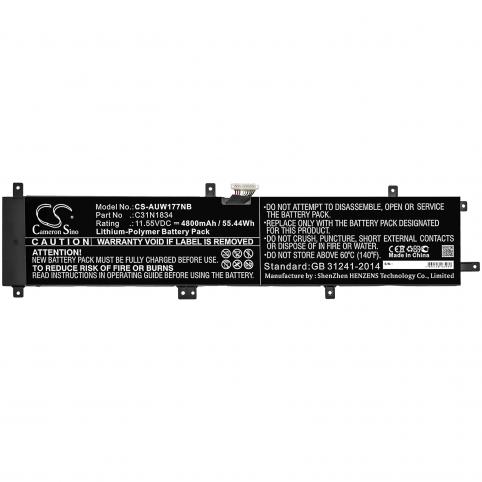 Batterie pc portable asus proart studiobook pro 17 h700 w700g2t a